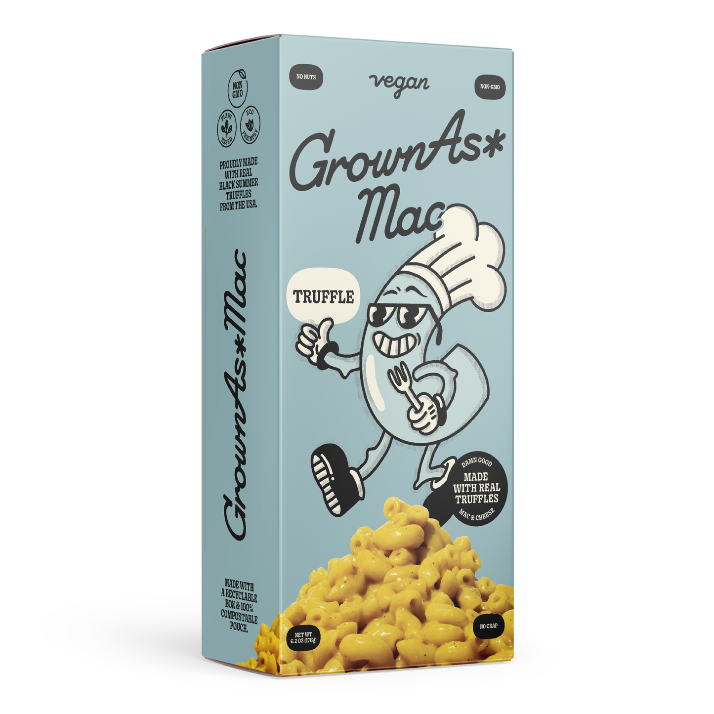 Vegan Mac & Cheese - Truffle - GrownAs* Foods