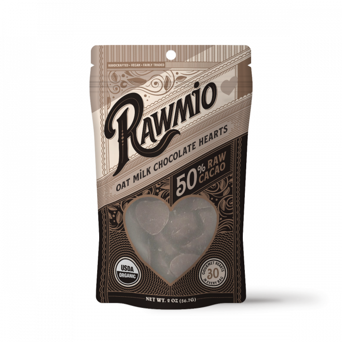 Rawmio - Raw Oat Milk Chocolate Hearts